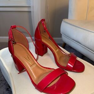 Vizanno Red Women's Block Heel